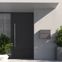 Elegance standard postkasse - Antrazit - med skjult ls