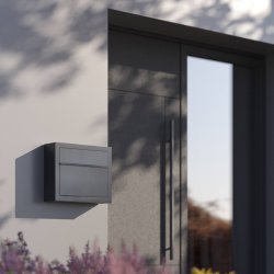 Elegance standard postkasse - Antrazit - med skjult ls