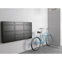 Elegance standard postkasse - Antrazit - med skjult ls