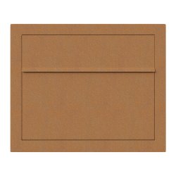 Rust postkasse - med skjult ls - klassisk design - Elegance