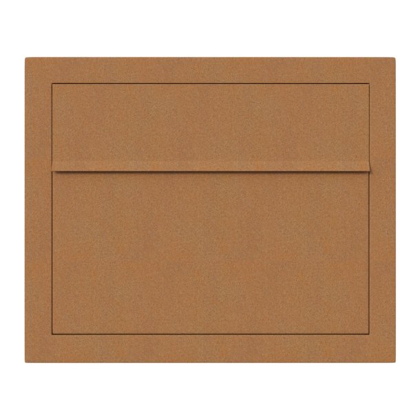 Rust postkasse - med skjult ls - klassisk design - Elegance