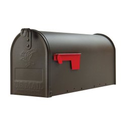 US-Mail Amerikaner postkasse BRONZE - F avisen bragt til dren.