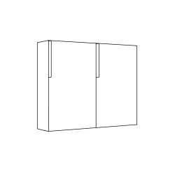 Sort Designpostkasse med Tr Front - Faro