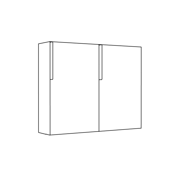 Sort Designpostkasse med Tr Front - Faro