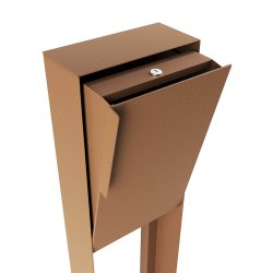 Rust Design Postkasse med Stander - Faro
