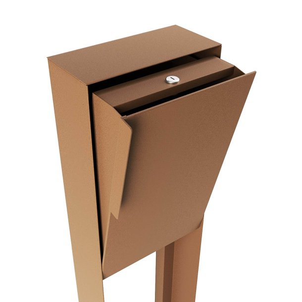 Rust Design Postkasse med Stander - Faro