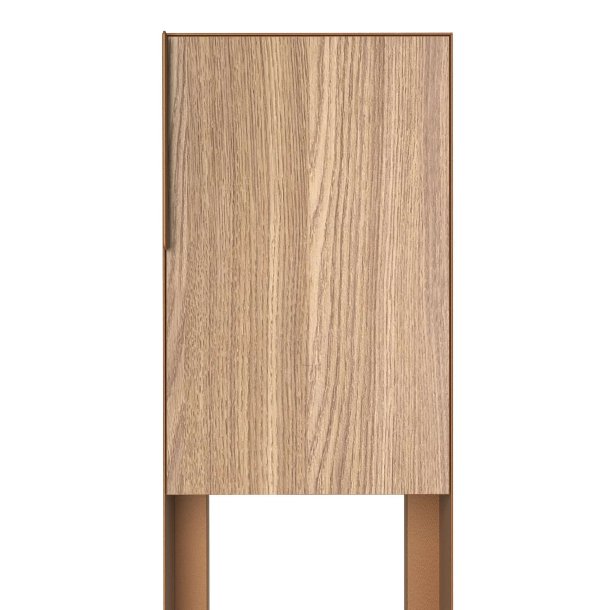 Rust Design Postkasse med Lamineret front - Inkl. Stander - Faro