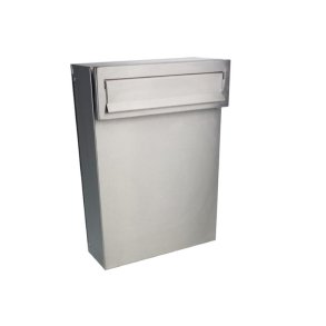 FENCE C-050 Rustfritstl postkasse - Til Hegn eller Lge - Smal model