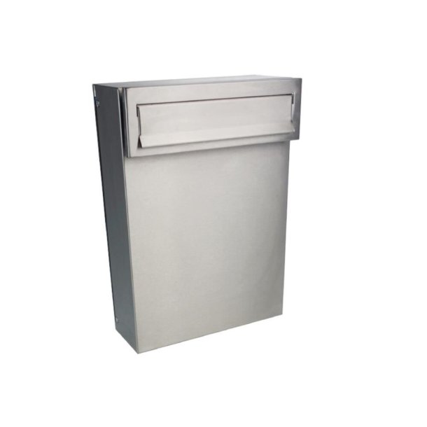 FENCE C-050 Rustfritstl postkasse - Til Hegn eller Lge - Smal model