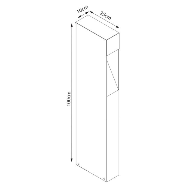 MAXI FOCUS - standerlampe - RUST