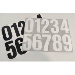 SORT eller HVID Husnummer 