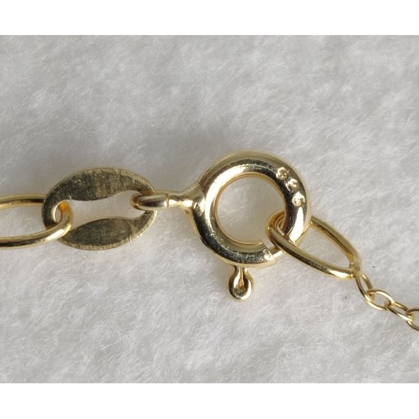 Forgyldt kde med en lngde p 455 mm.