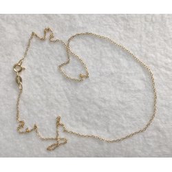 Forgyldt kde med en lngde p 455 mm.