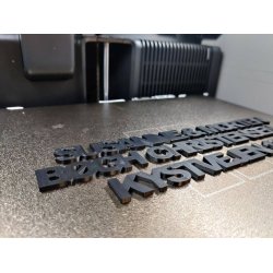 Navn med sammenhngende bogstaver til Postkasse eller Dr