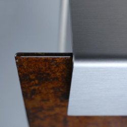 Designpostkasse Keilbach - IRON - CORTEN stl