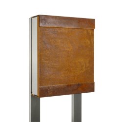 Designpostkasse Keilbach - IRON - CORTEN stl