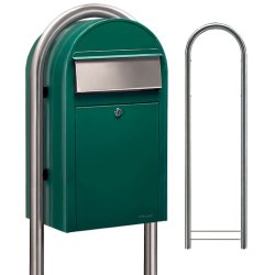 BobiGrande GRN postkasse - ogs til smpakker - RAL6005