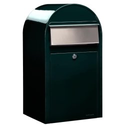 BobiGrande SORT-GRN postkasse - ogs til smpakker - RAL6064