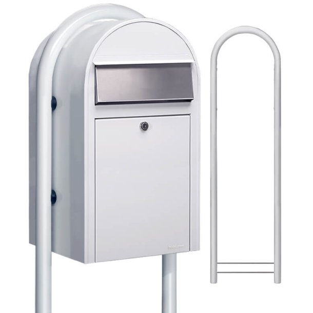 BobiGrande HVID postkasse - ogs til smpakker