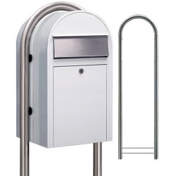 BobiGrande HVID postkasse - ogs til smpakker