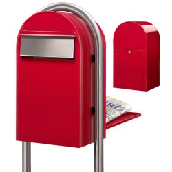 BobiGrande-B RD postkasse - Lge p bagsiden