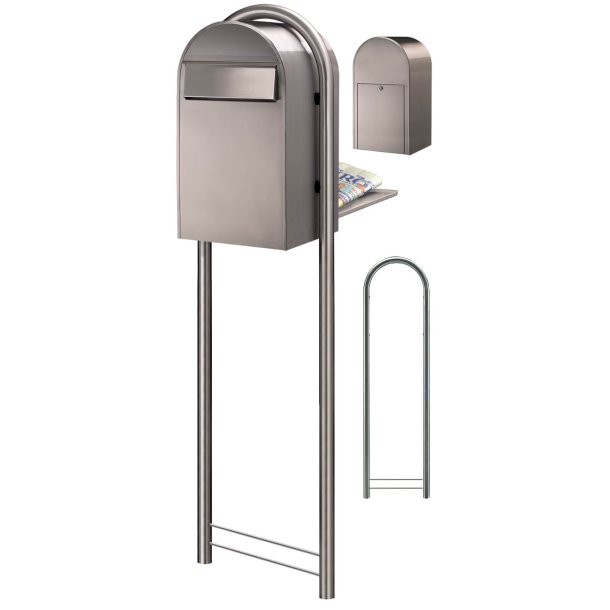 BobiGrande-B postkasse - Lge p bagsiden - RUSTFRITSTL