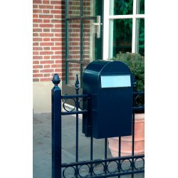 BobiGrande-B SORT postkasse - Lge p bagsiden