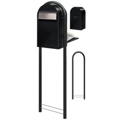 BobiGrande-B SORT postkasse - Lge p bagsiden