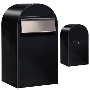 BobiGrande-B SORT postkasse - Lge p bagsiden