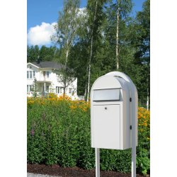 BobiGrande HVID postkasse - ogs til smpakker