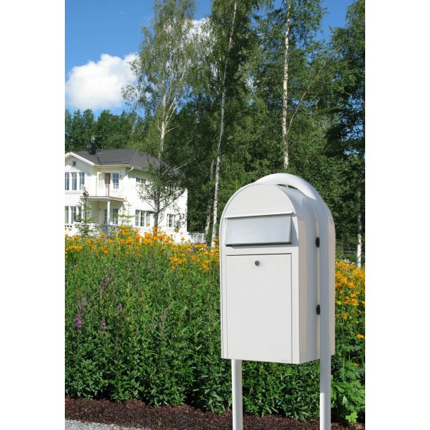 BobiGrande HVID postkasse - ogs til smpakker