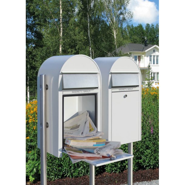 BobiGrande HVID postkasse - ogs til smpakker