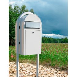 BobiGrande HVID postkasse - ogs til smpakker