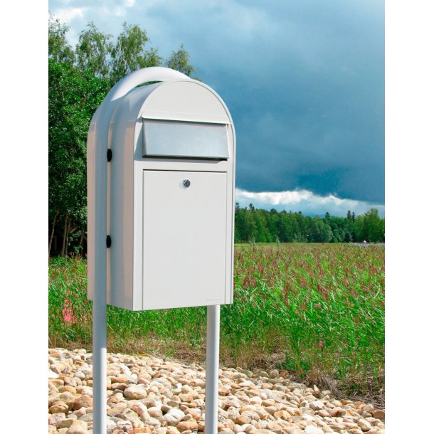 BobiGrande HVID postkasse - ogs til smpakker