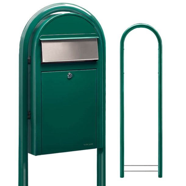 BobiGrande-S GRN postkasse - RAL 6005