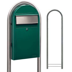 BobiGrande-S GRN postkasse - RAL 6005
