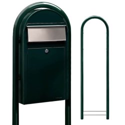 BobiGrande-S SORT GRN postkasse justerbart indkast