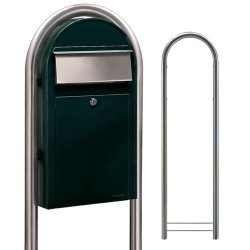 BobiGrande-S SORT GRN postkasse justerbart indkast