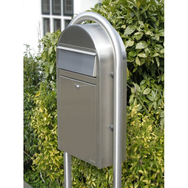 BobiGrande-S Postkasse - RUSTFRITSTL - Smal model