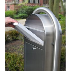 BobiGrande-S Postkasse - RUSTFRITSTL - Smal model