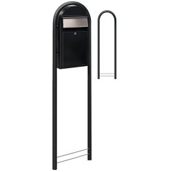 BobiGrande-S SORT postkasse