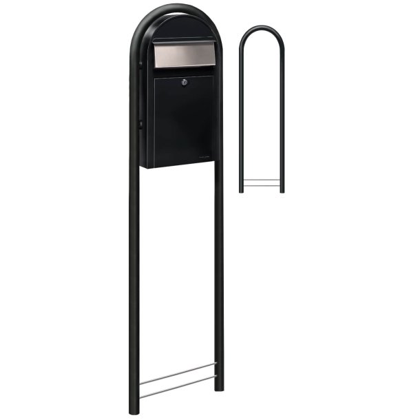 BobiGrande-S SORT postkasse