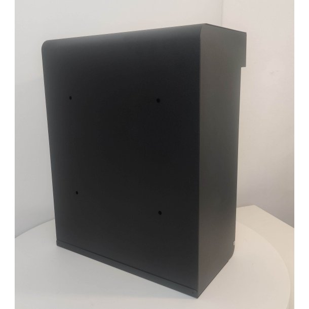 Allux Grundform Designpostkasse med Kobber front