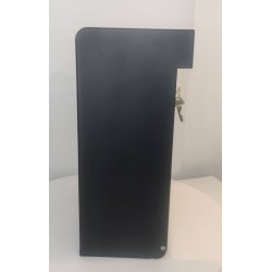 Allux Grundform Designpostkasse med Kobber front