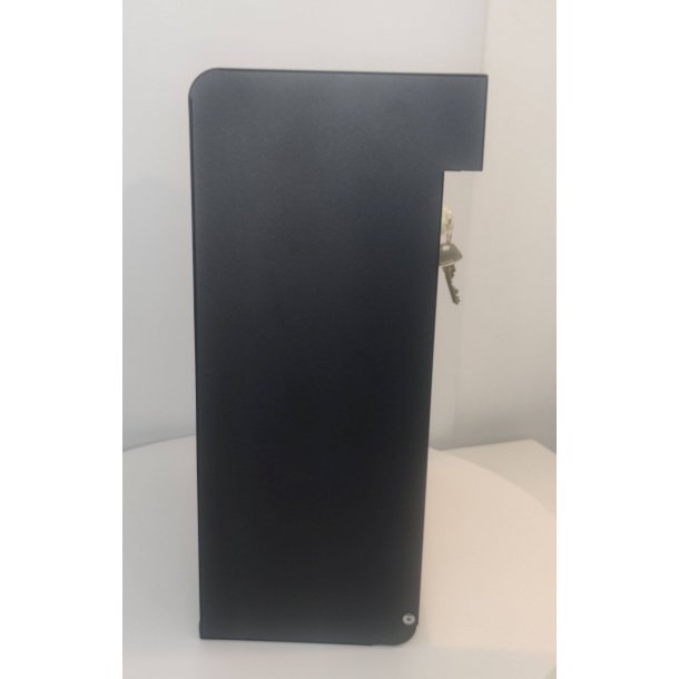 Allux Grundform Designpostkasse med Kobber front