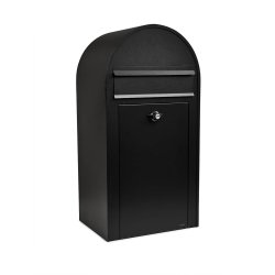Sort Klassisk Postkasse - HABO Midi