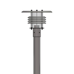 Galvaniseret Standerlampe - HENRIK