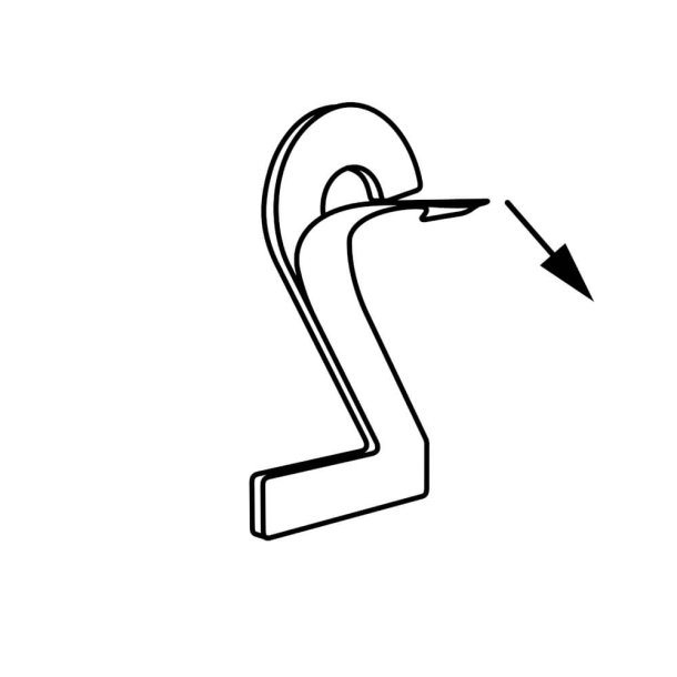Sort Akryl Husnummer - 7,6 cm - Flot p forsiden af din postkasse