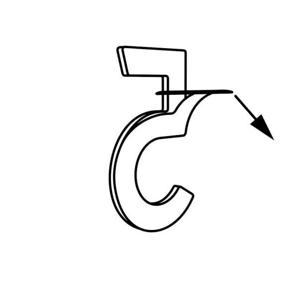 Sort Akryl Husnummer - 7,6 cm - Flot p forsiden af din postkasse