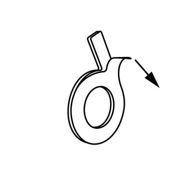 Sort Akryl Husnummer - 7,6 cm - Flot p forsiden af din postkasse